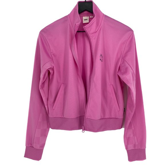 VANS OFF THE WALL Checkerboard Cropped Track Jacket - Picture 9 of 14